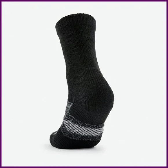 Max Cushion Crew Socks for 12-Hour Shifts, Large Size